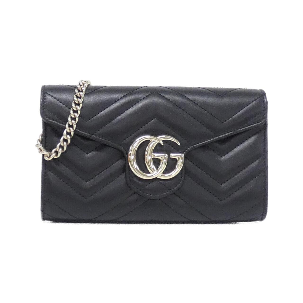 【新品】グッチ GG MARMONT 837745 AAET8 チェーンウォレット
