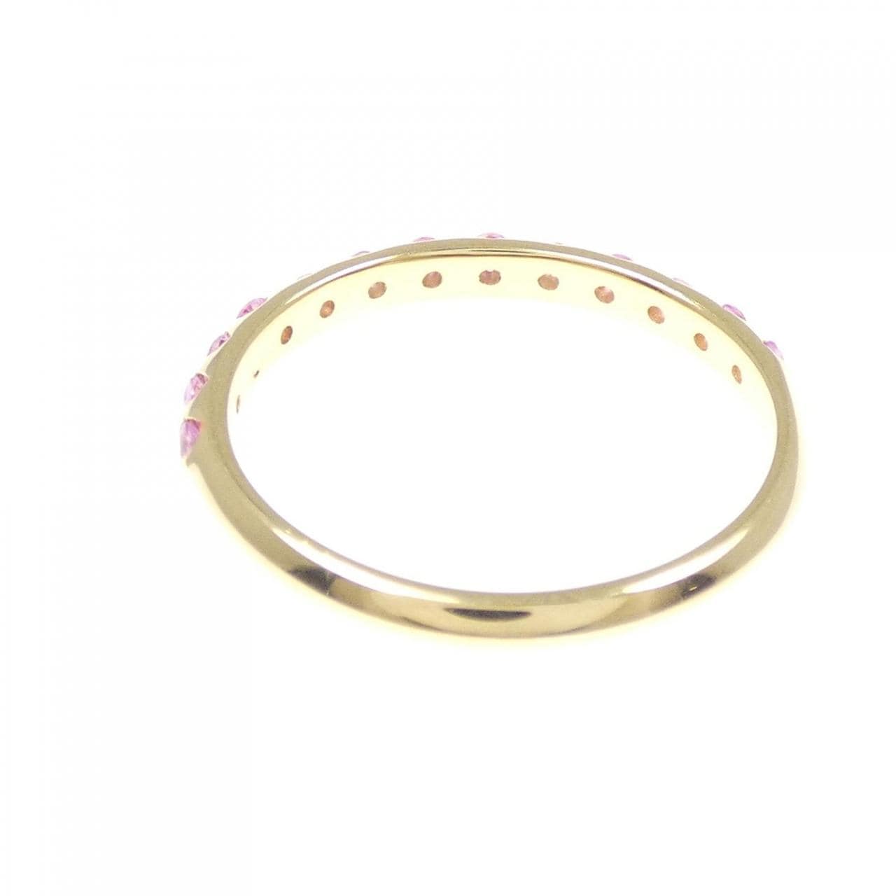 K18YG サファイヤ リング 0.29CT