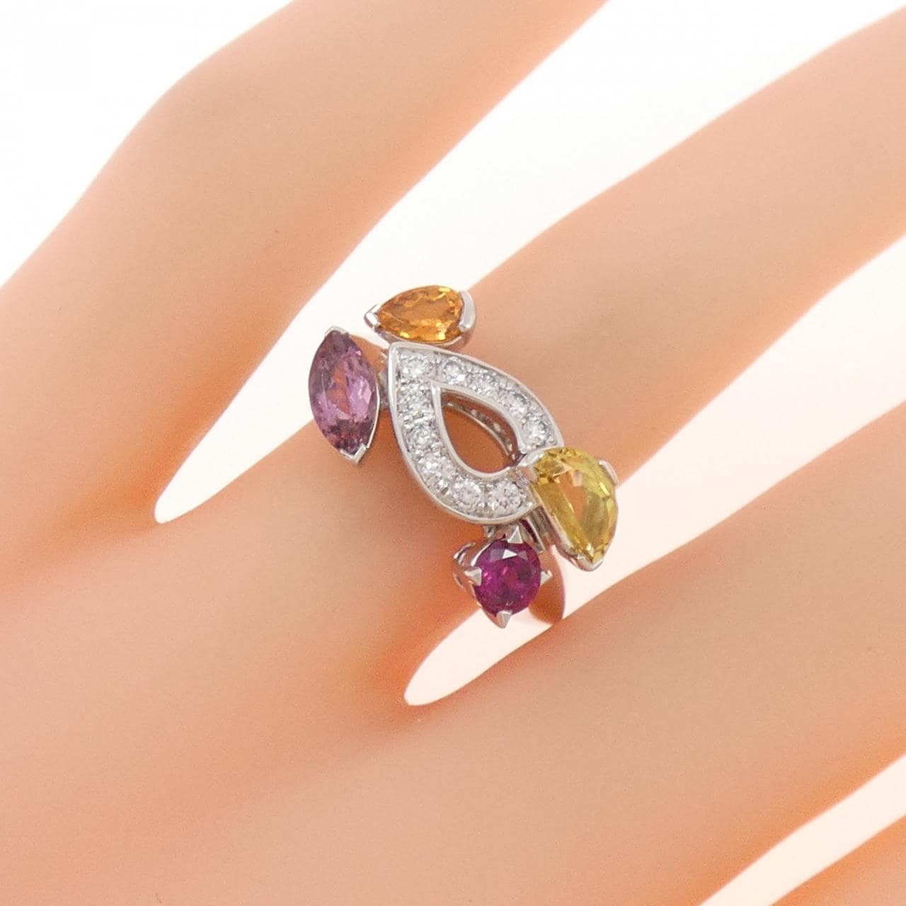 カルティエ カラーストーン リング