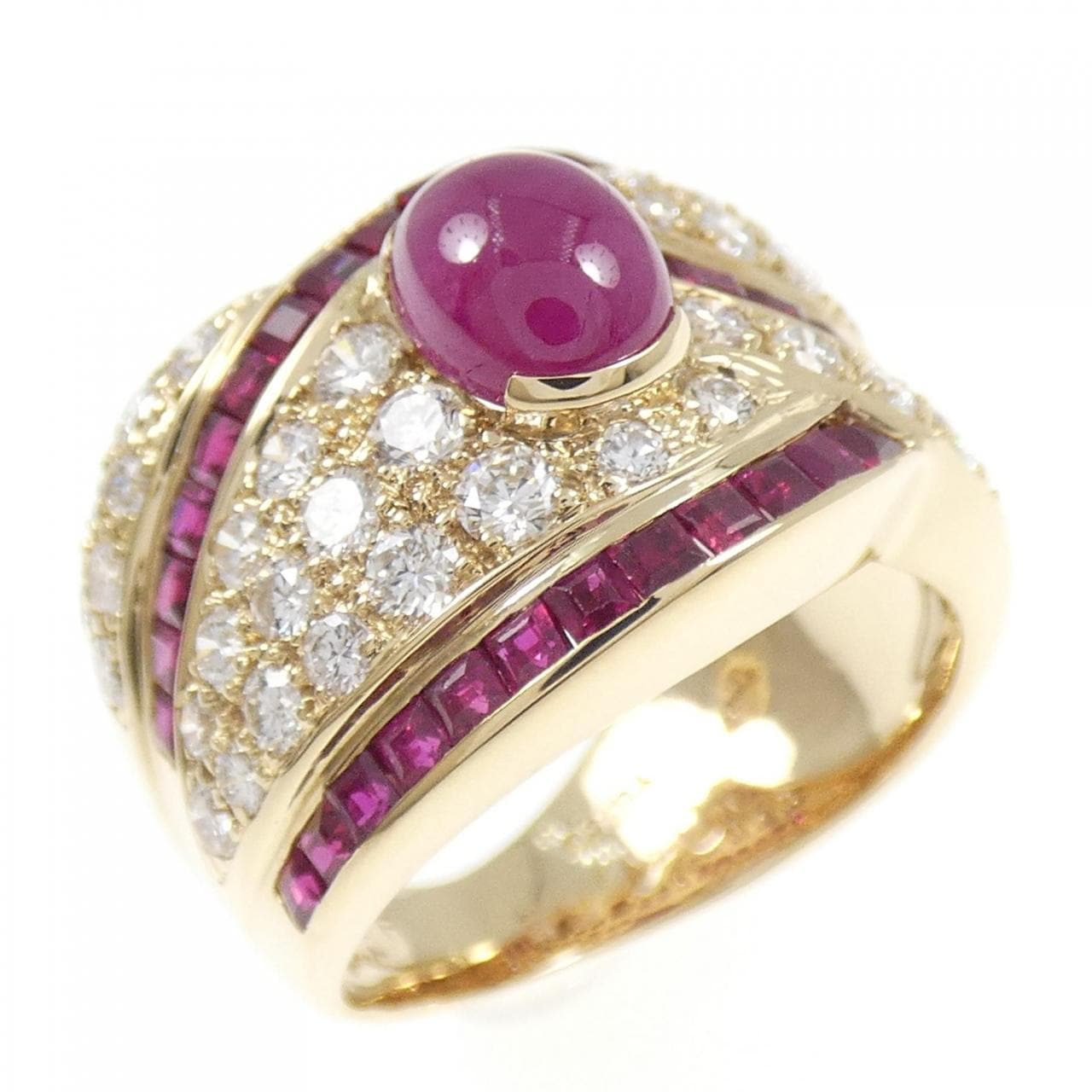 ジュネ ルビー リング 3.46CT