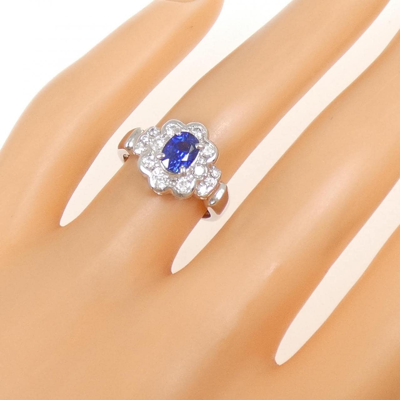 PT900 サファイヤ リング 1.03CT