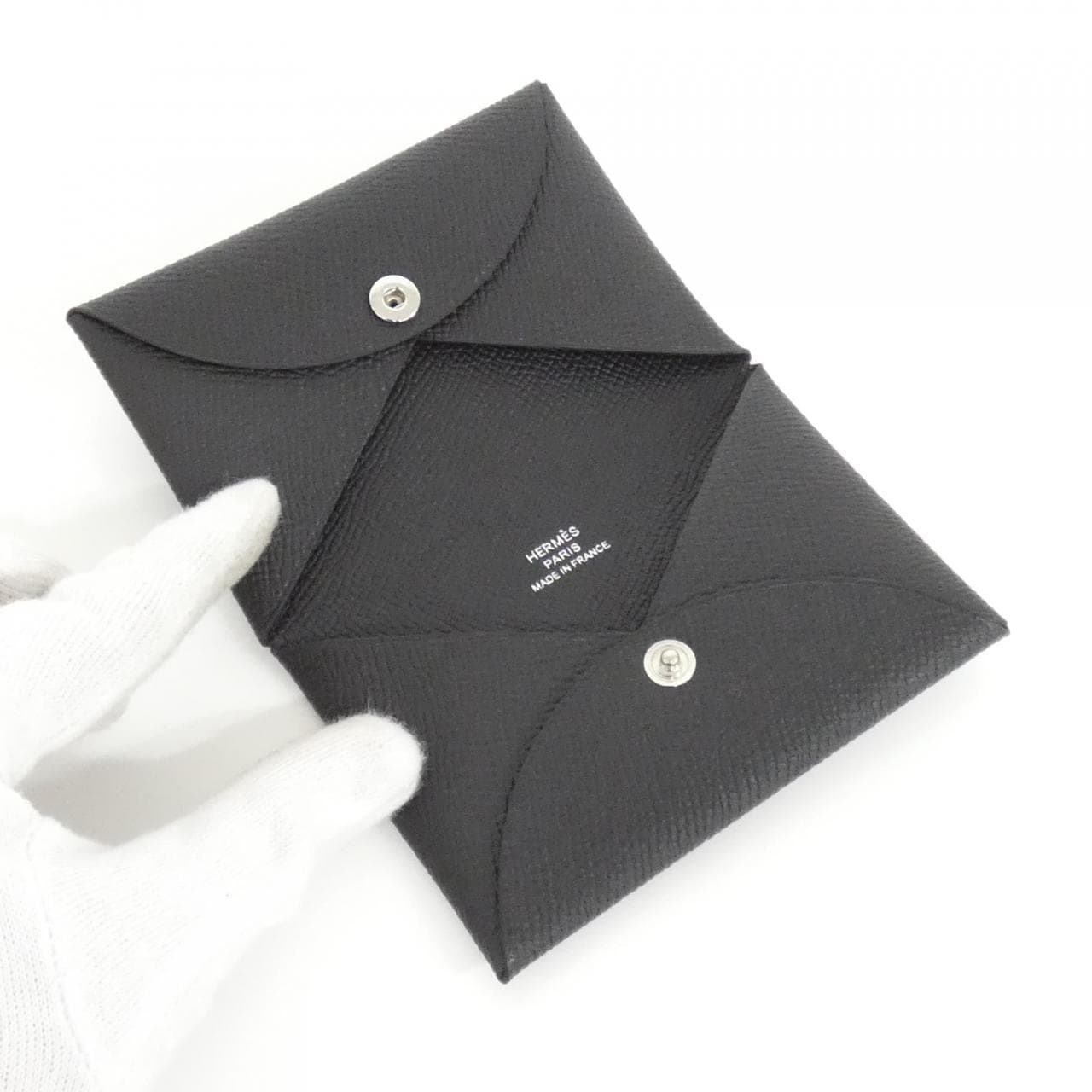 【未使用品】エルメス カルヴィ 044164CK カードケース