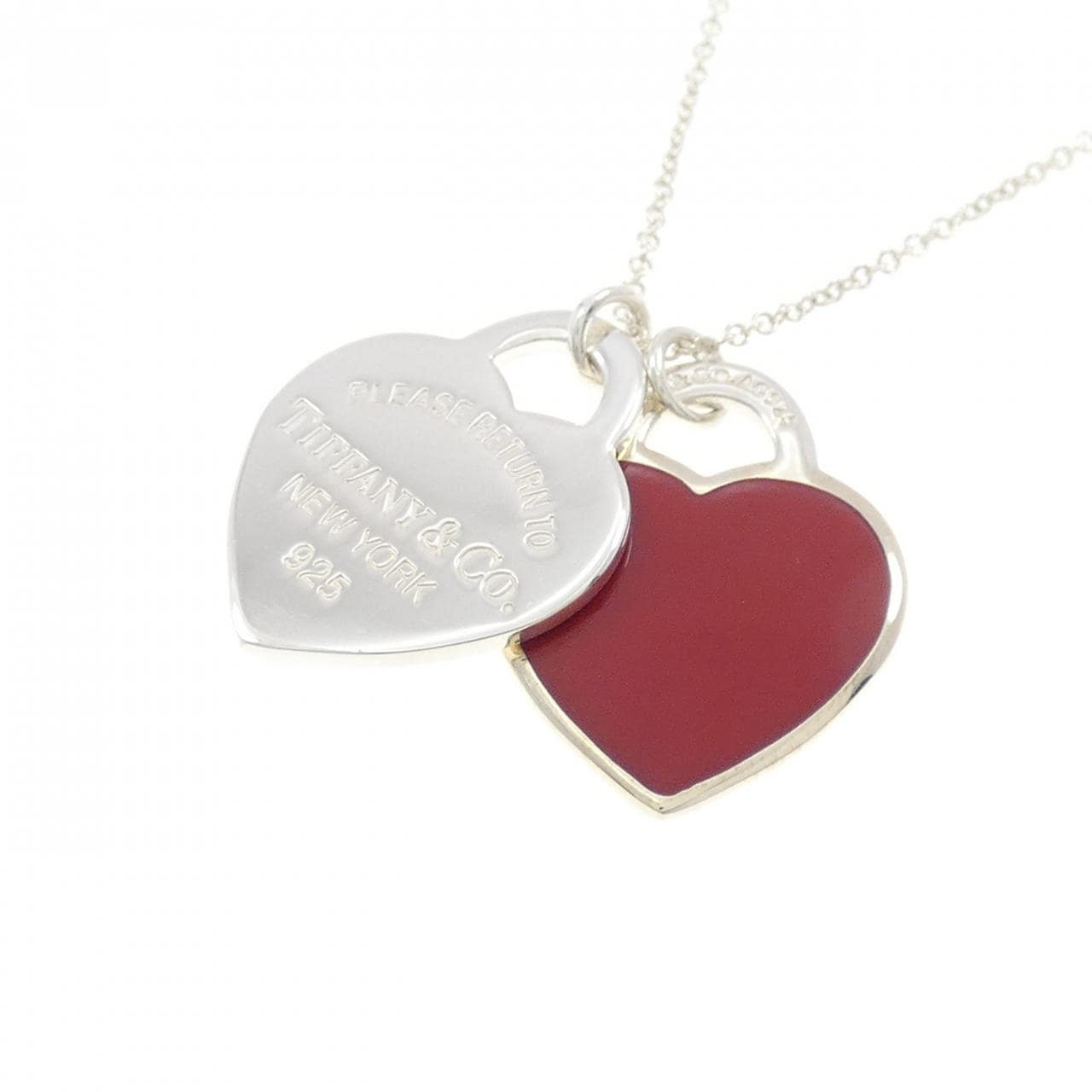 ティファニー リターントゥティファニー ダブルハートタグ ネックレス