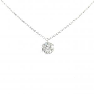 PT900/PT850 ソリティア ダイヤモンド ネックレス 0.52CT
