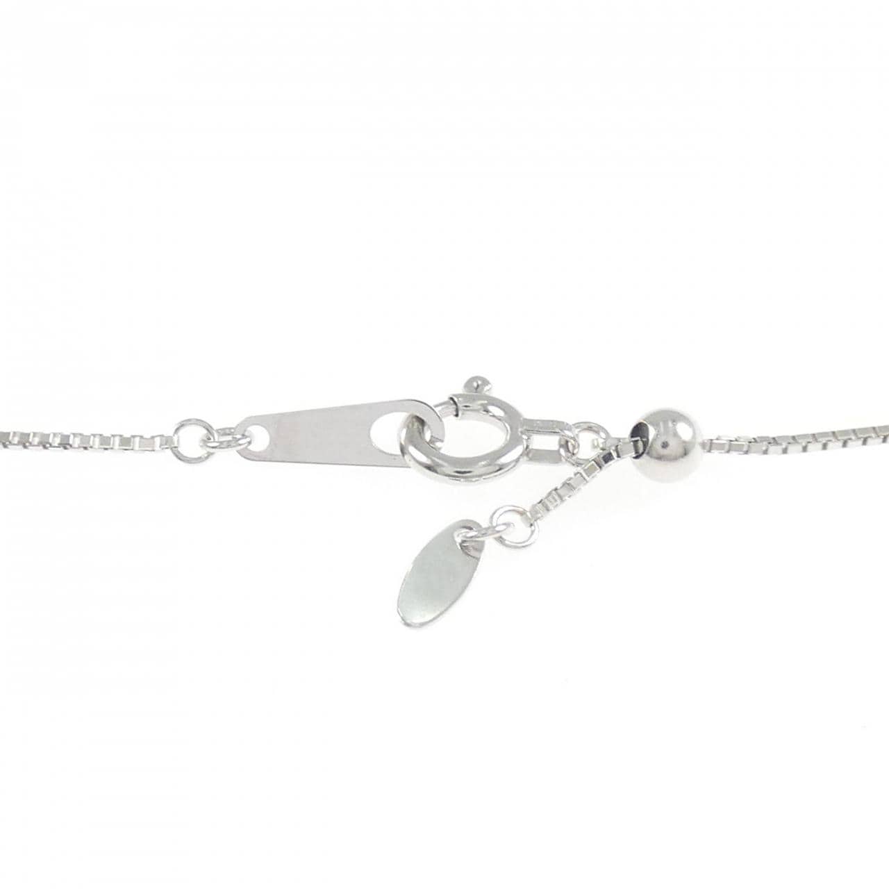 K18WG サファイヤ ネックレス 5.32CT