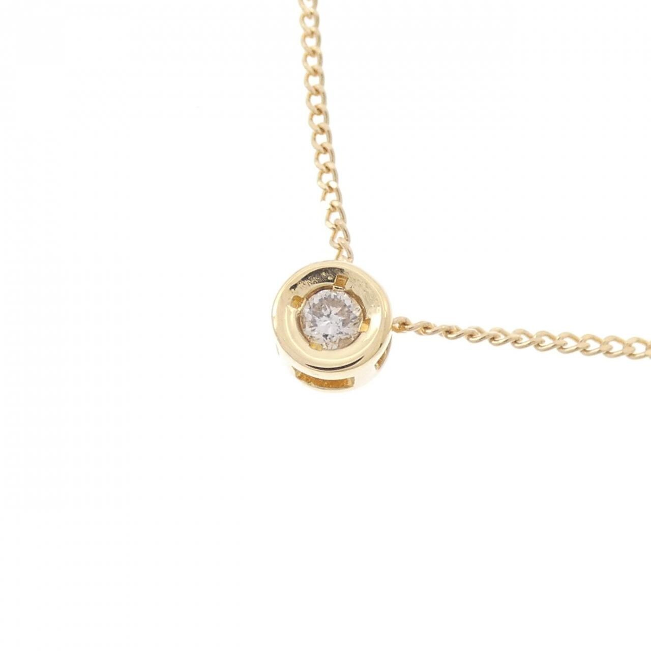 K18YG ダイヤモンド ネックレス 0.05CT