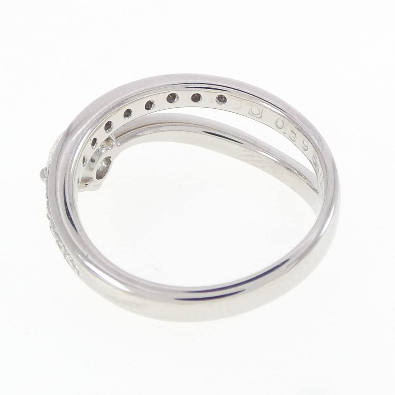 PT900 ダイヤモンド リング 0.396CT D VVS1 VG