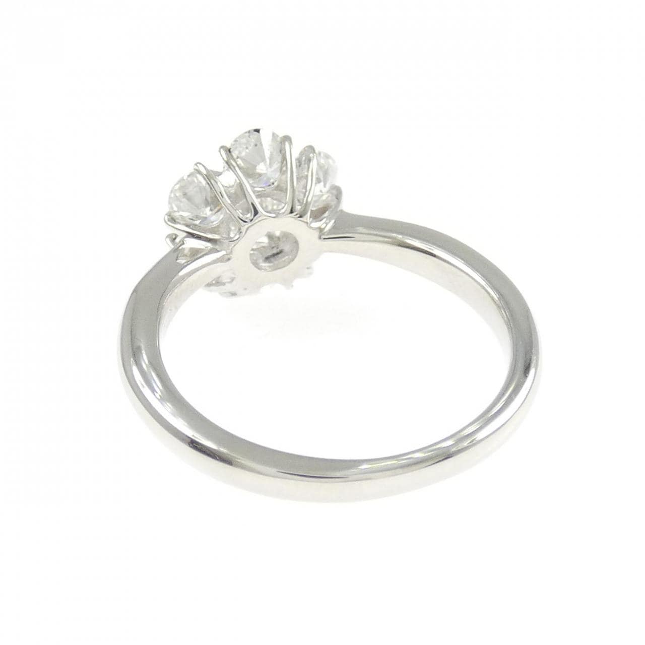 PT900 フラワー ダイヤモンド リング 1.00CT