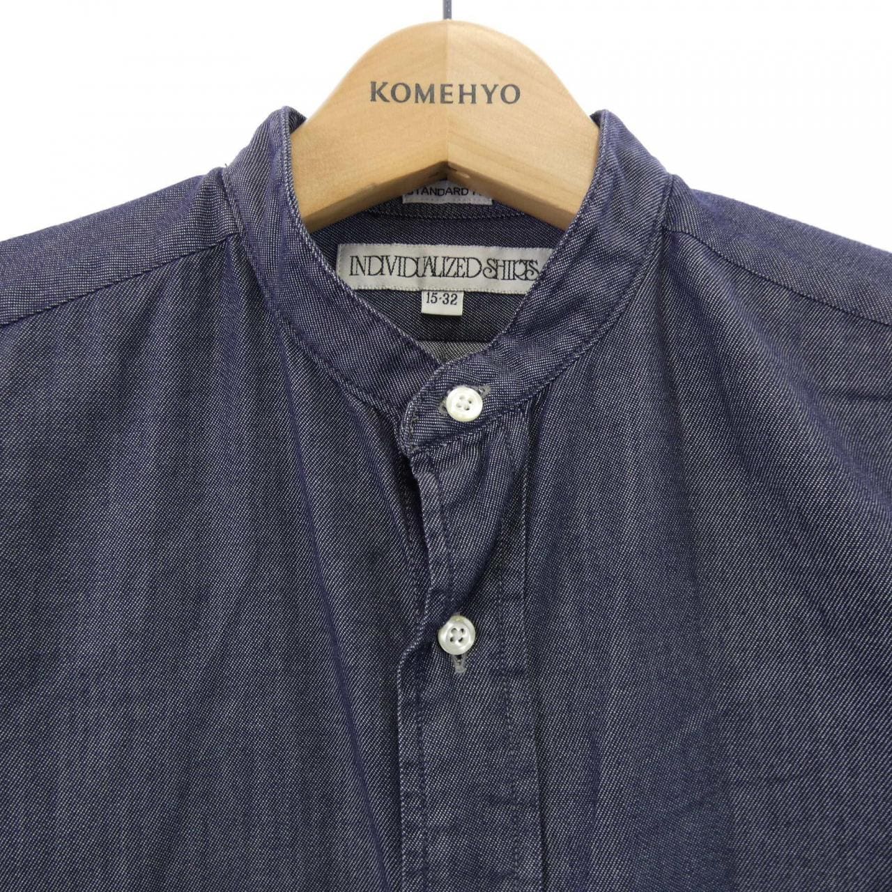 靛蓝色衬衫INDIVIDUALIZED SHIRT衬衫