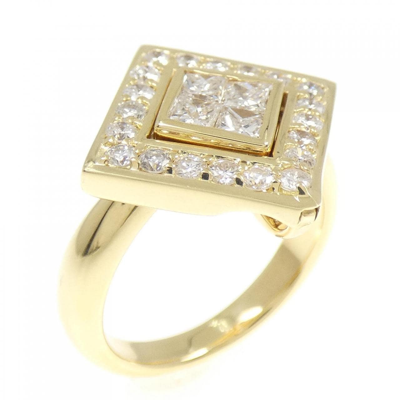 K18YG ダイヤモンド リング 0.50CT