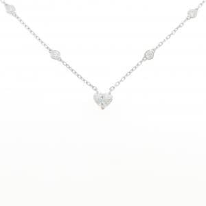 カルティエ ダイヤモンド ネックレス 1.01CT F IF ハートシェイプ