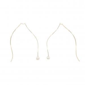 K18YG アコヤパール ピアス 4mm