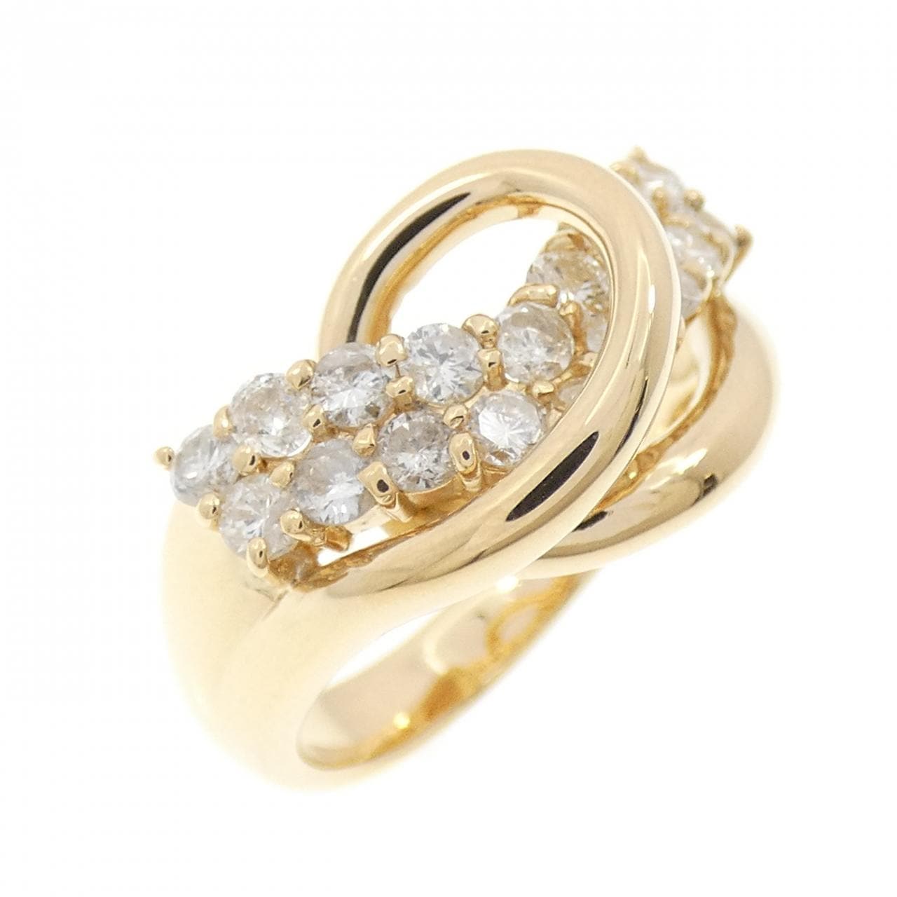 K18YG ダイヤモンド リング 1.00CT