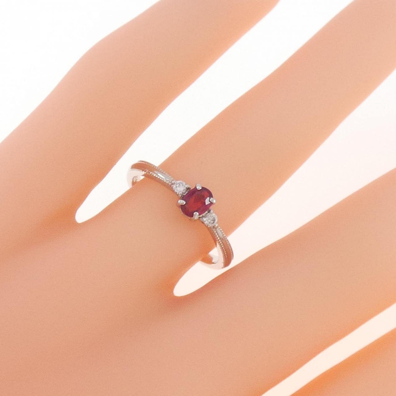 [BRAND NEW] PT Ruby Ring 0.24CT