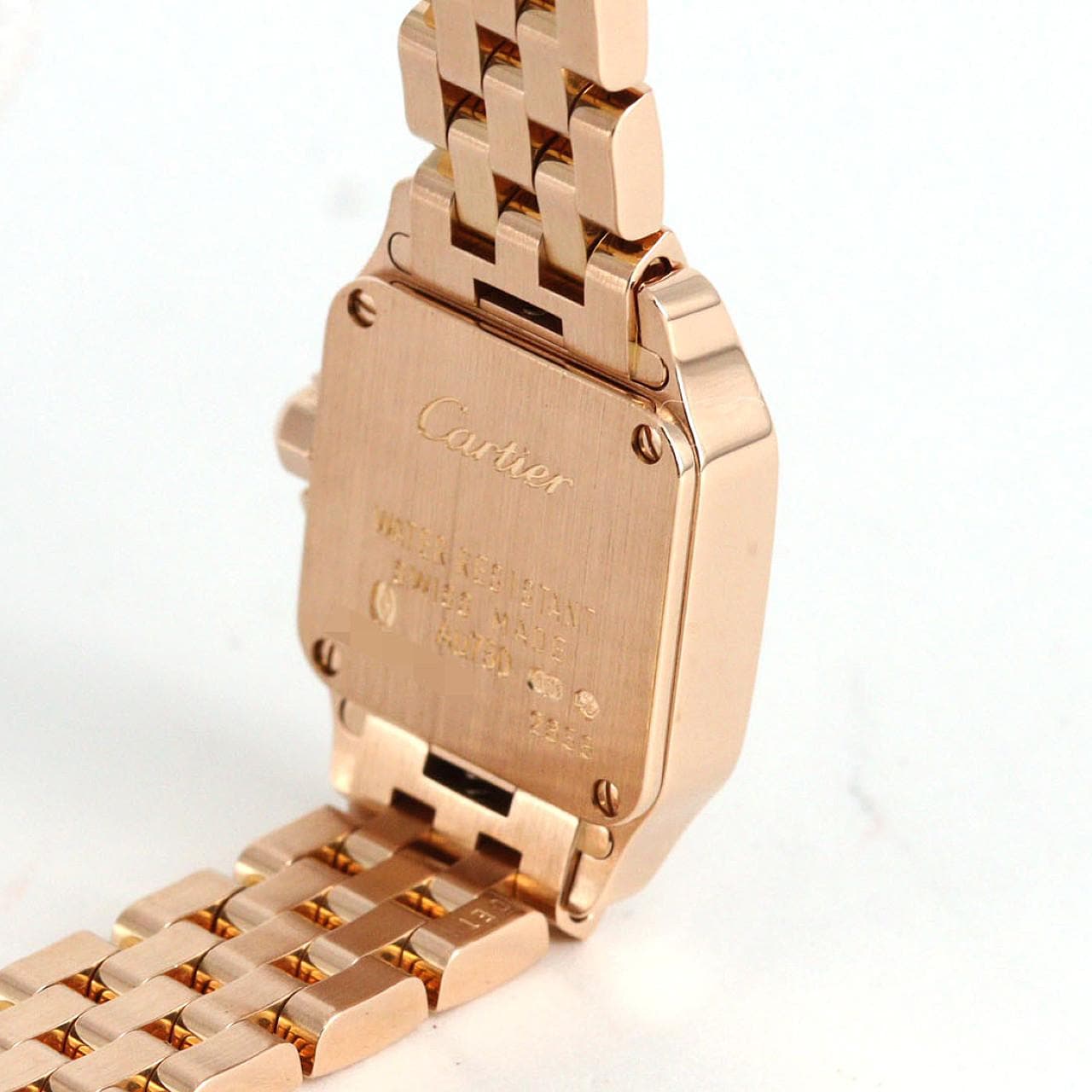 カルティエ ミニサントスドゥモワゼル PG/D WF9011Z8 PG･RG クォーツ