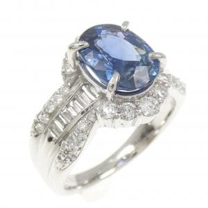 PT900 サファイヤ リング 2.68CT