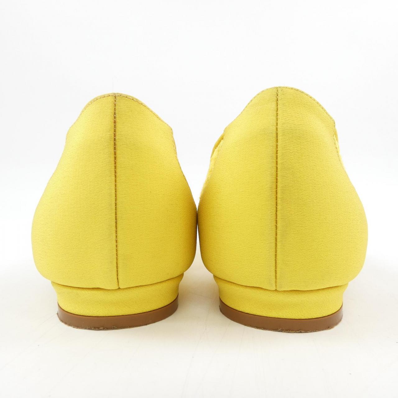 マノロブラニク MANOLO BLAHNIK HANGISIFLAT LACE ハンギシフラット レース フラットシューズ