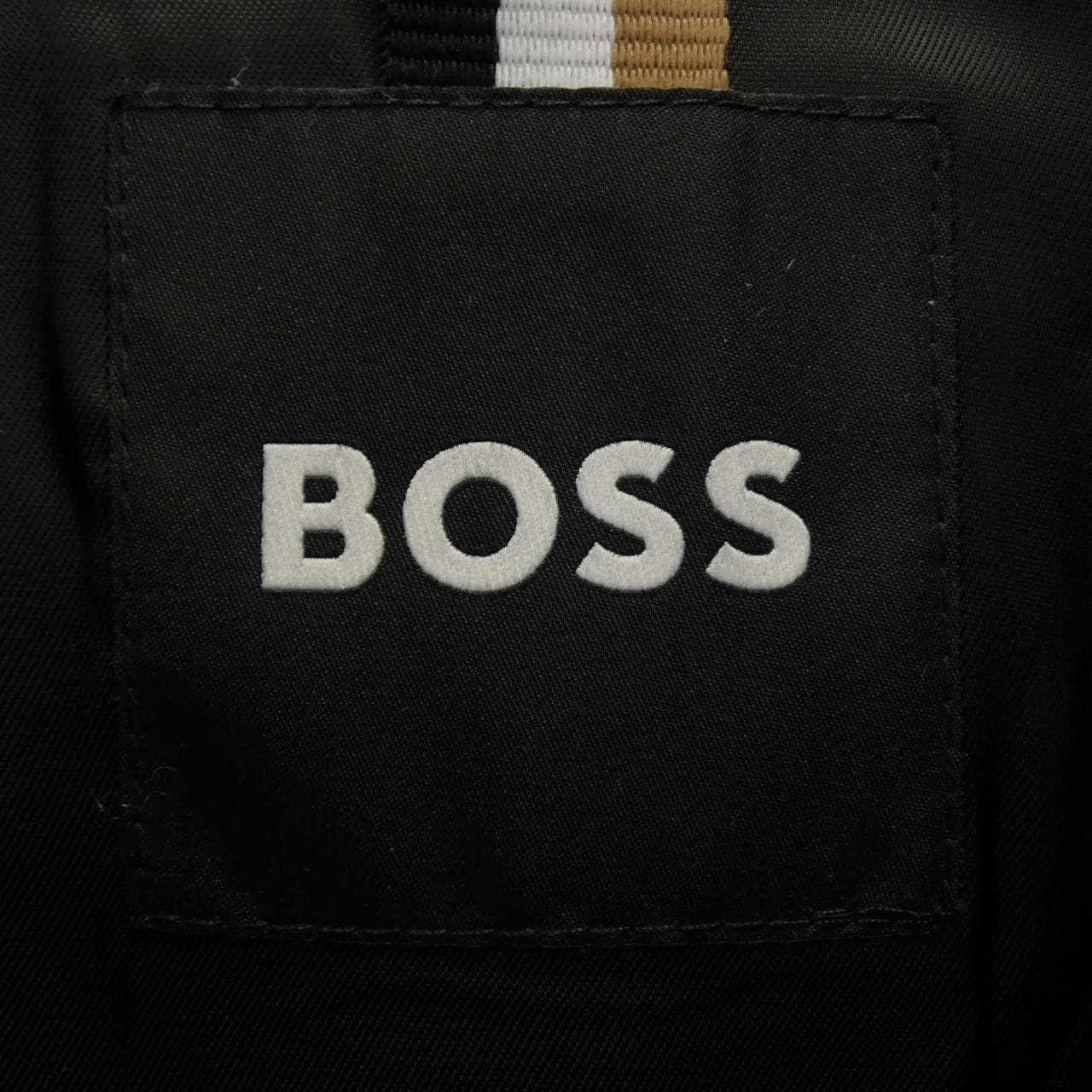ボス BOSS レザーライダースジャケット