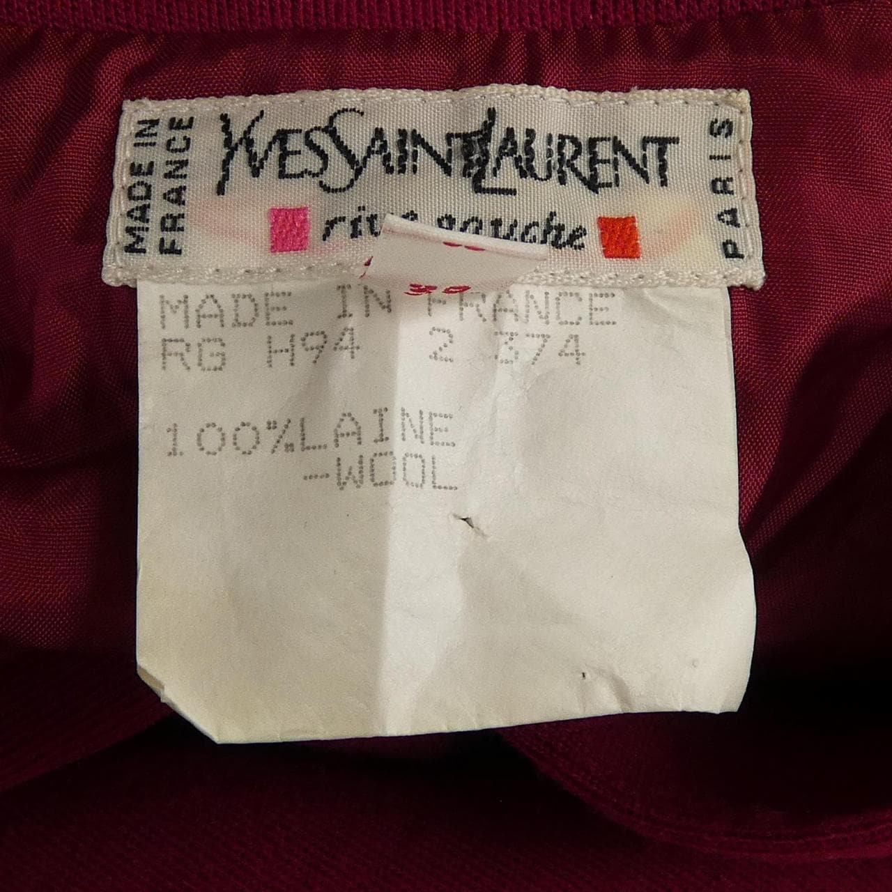 【ヴィンテージ】イヴサンローラン YVES SAINT LAURENT ワンピース
