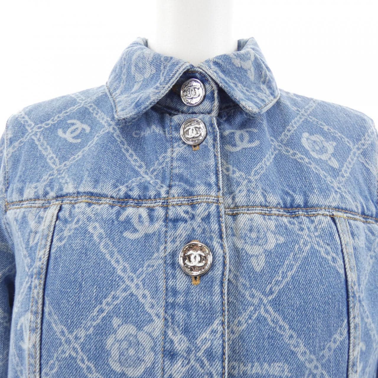 シャネル CHANEL P75260V66857 デニムジャケット