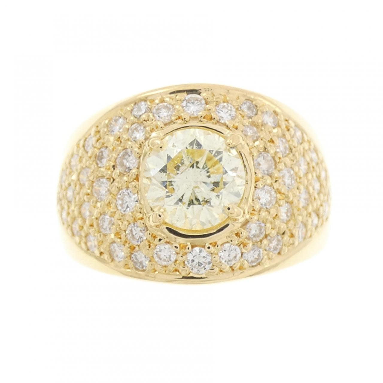 K18YG ダイヤモンド リング 1.172CT