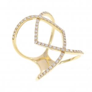 K18YG ダイヤモンド リング 0.33CT