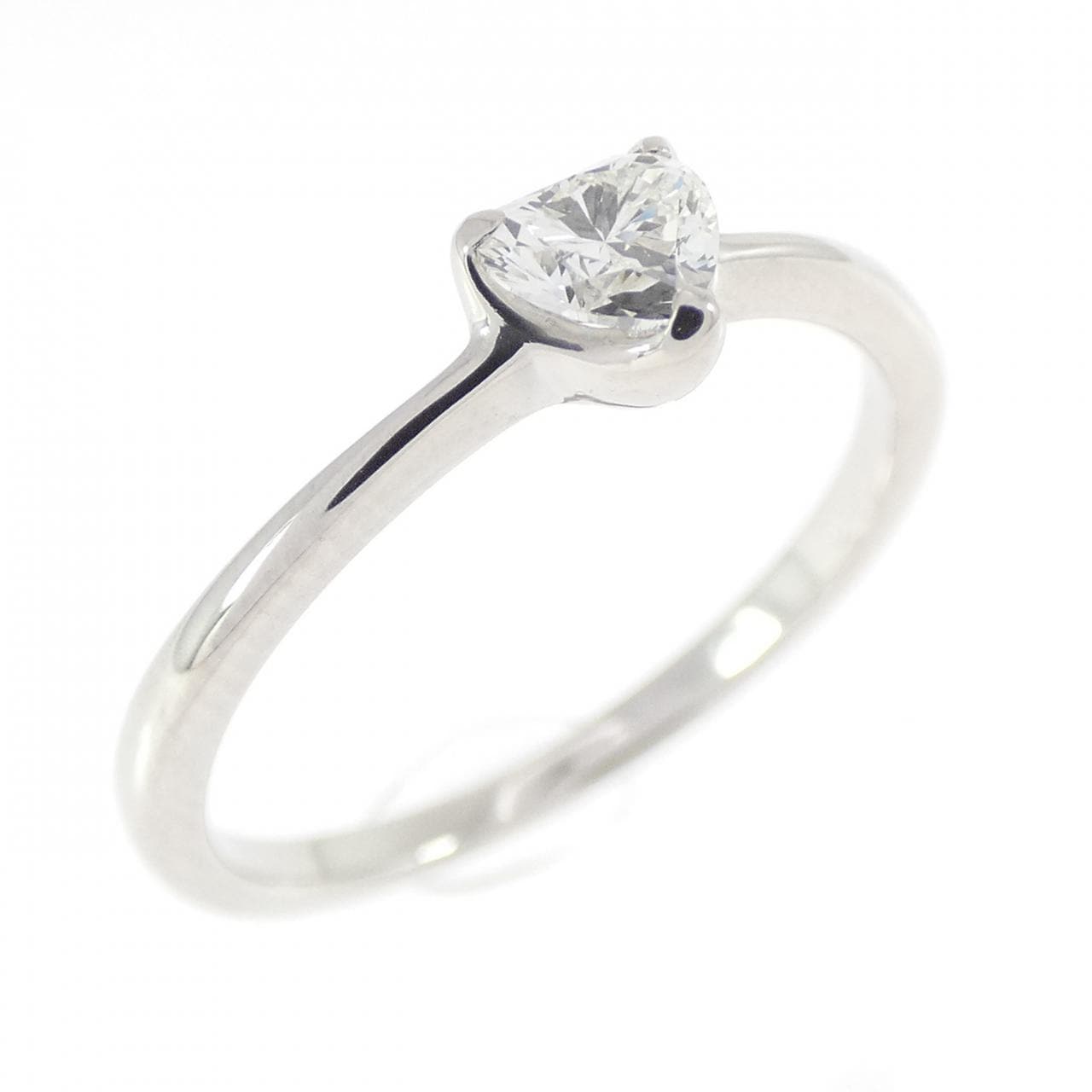 PT900 ハート ダイヤモンド リング 0.20CT