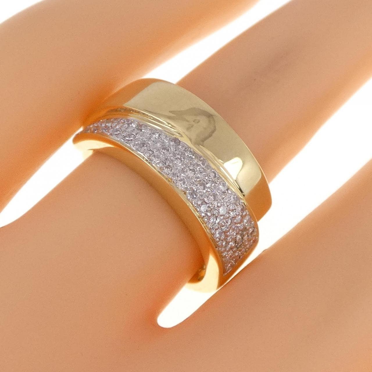 750YG/750WG Diamond ring 0.25CT