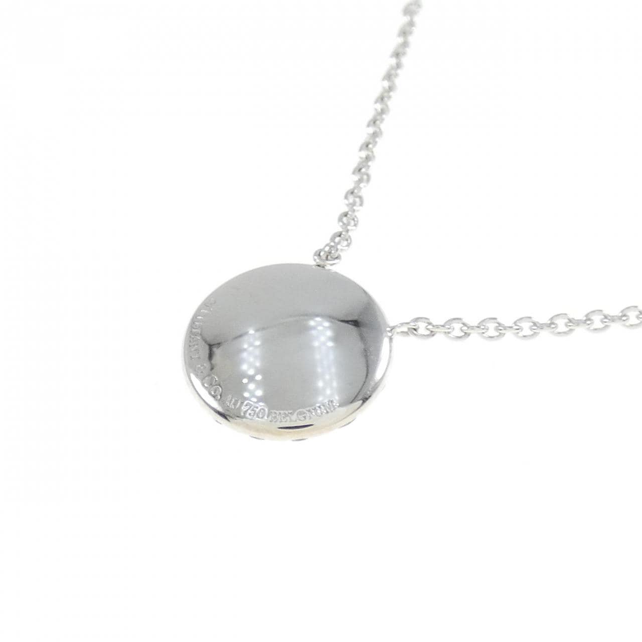 TIFFANY metro round mini necklace