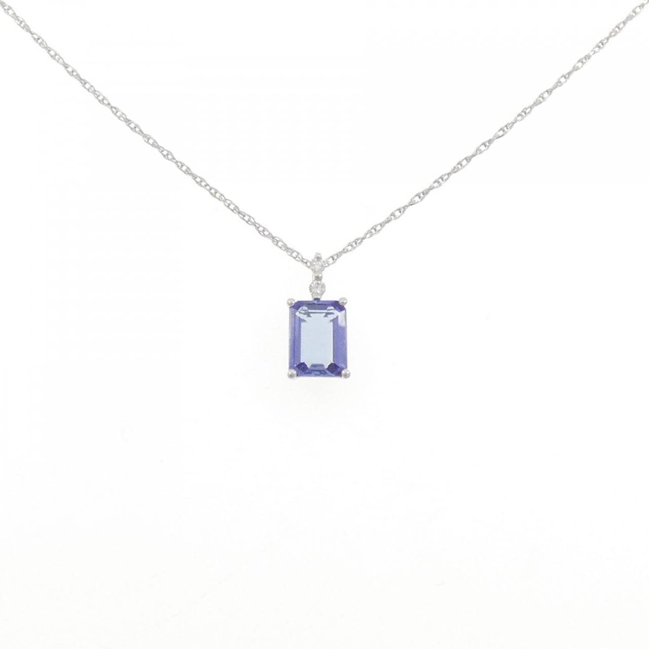 PT950 タンザナイト ネックレス 1.00CT