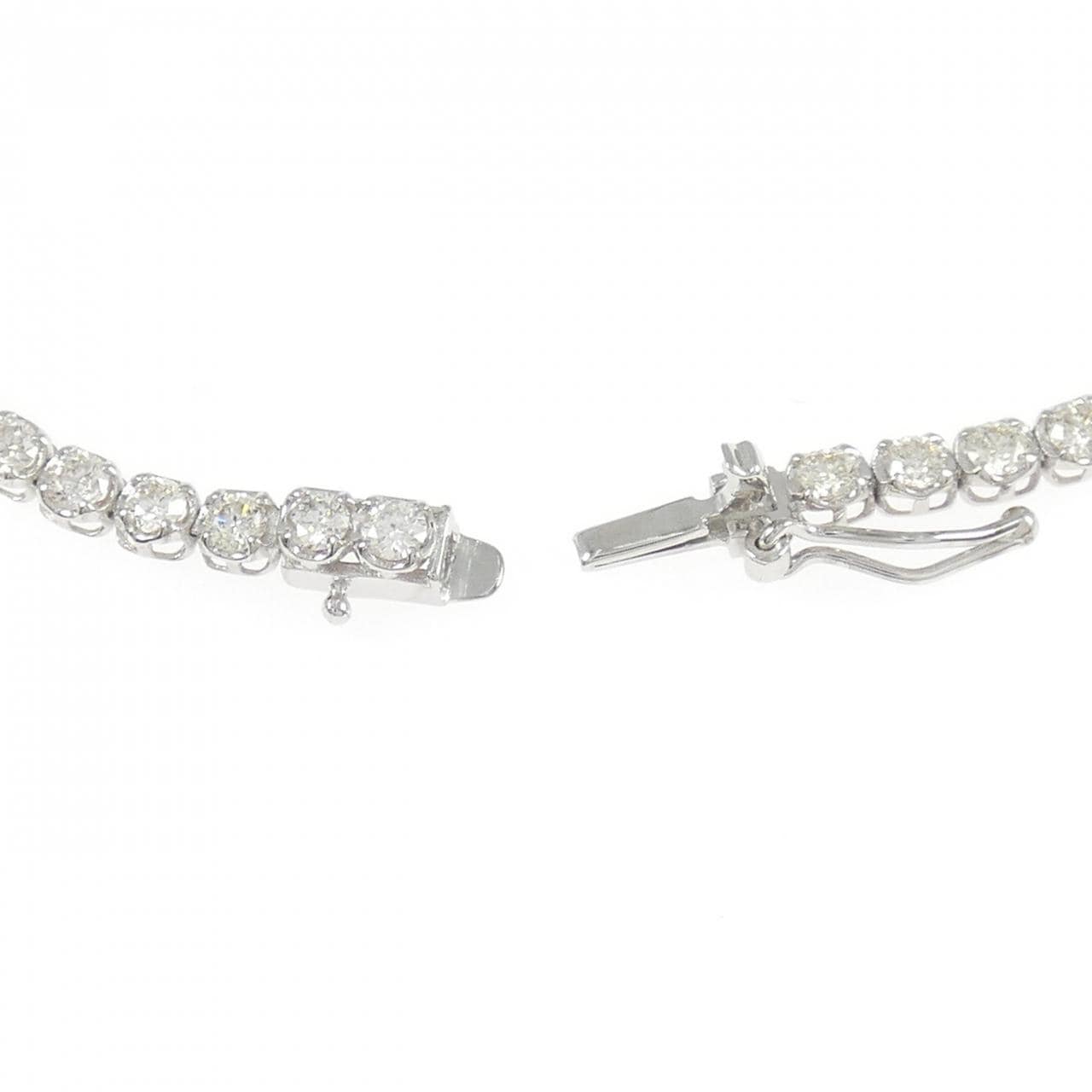 K18WG ダイヤモンド ブレスレット 2.00CT