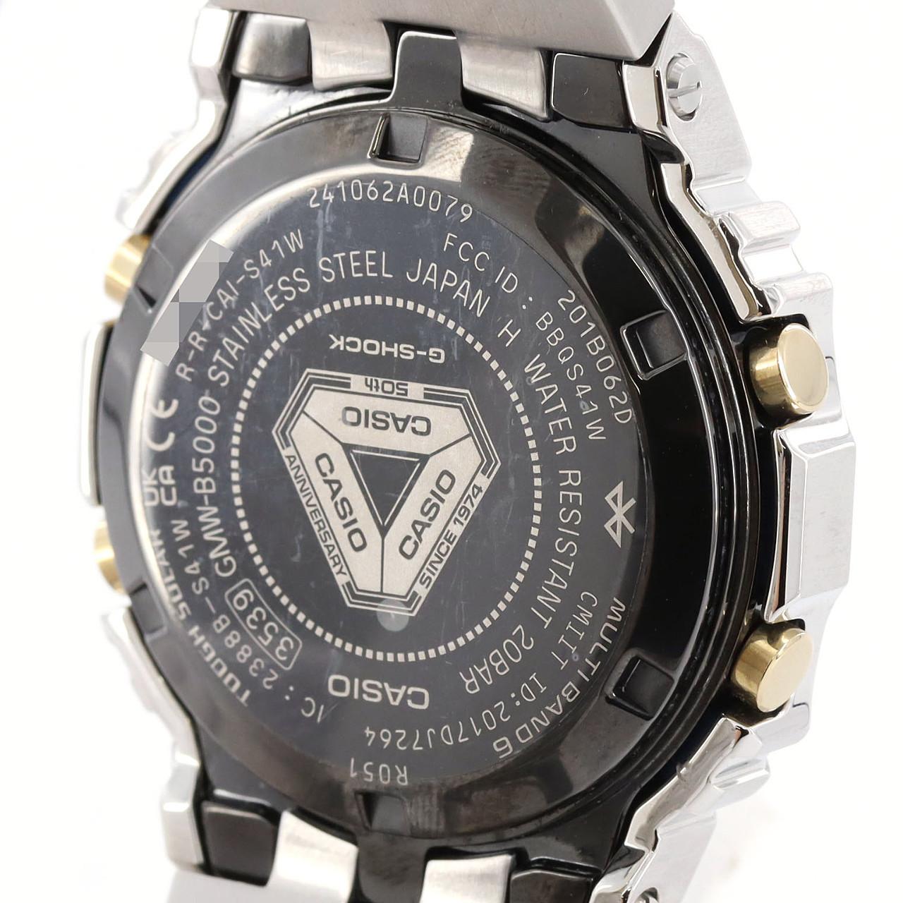 カシオ G-SHOCK･50th Anniversary 電波時計 GMW-B5000SS-2JR SS ソーラークォーツ