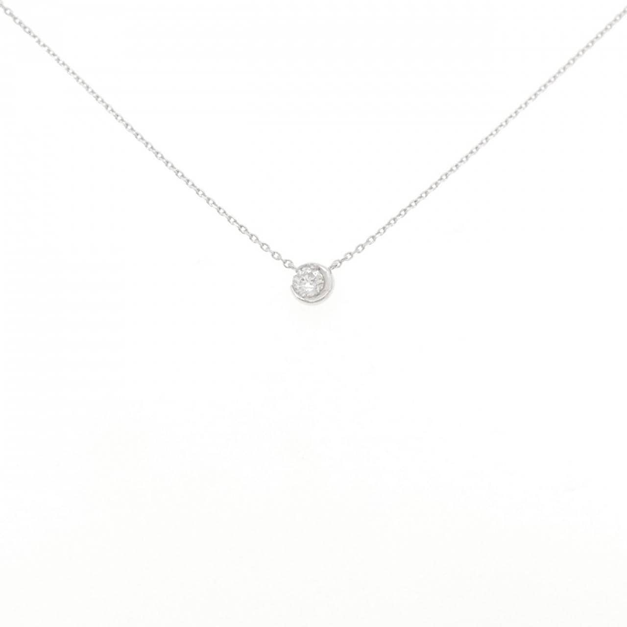STAR JEWELRY Moon Setting Necklace 0.10CT