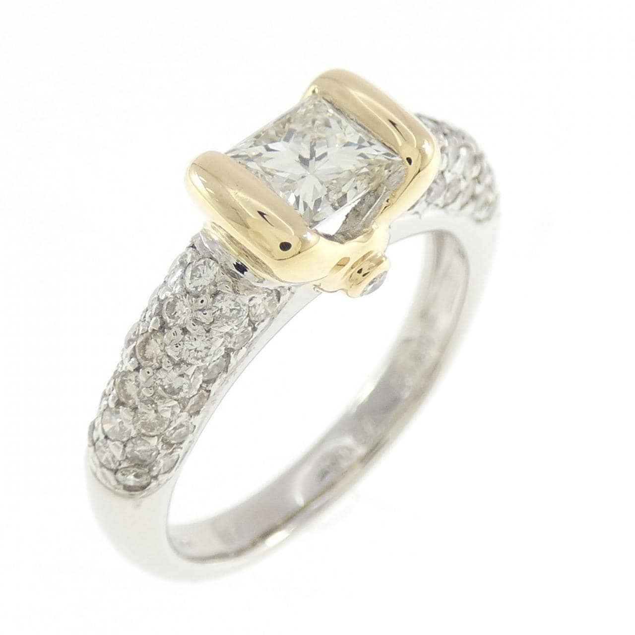 PT900/K18YG ダイヤモンド リング 0.54CT