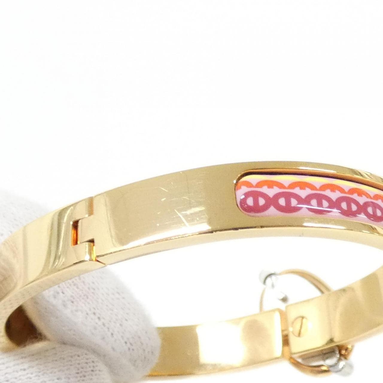 エルメス VAGUES MAILLONS ミニ クリック シェーヌダンクル PM 202314FO ブレスレット