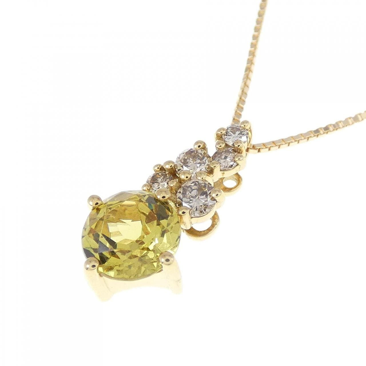 コメ兵｜K18YG ガーネット ネックレス 0.70CT｜ジュエリー｜ネックレス