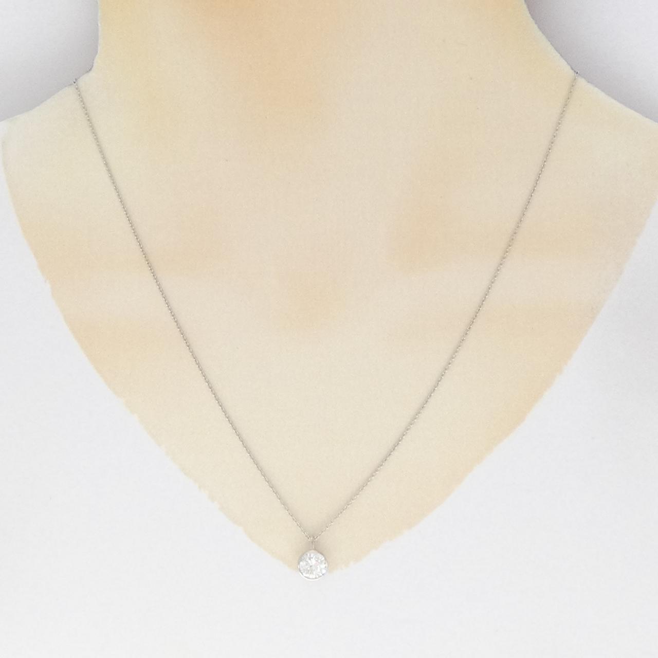 【リメイク】PT900/PT850 ダイヤモンド ネックレス 1.029CT G I1 Good