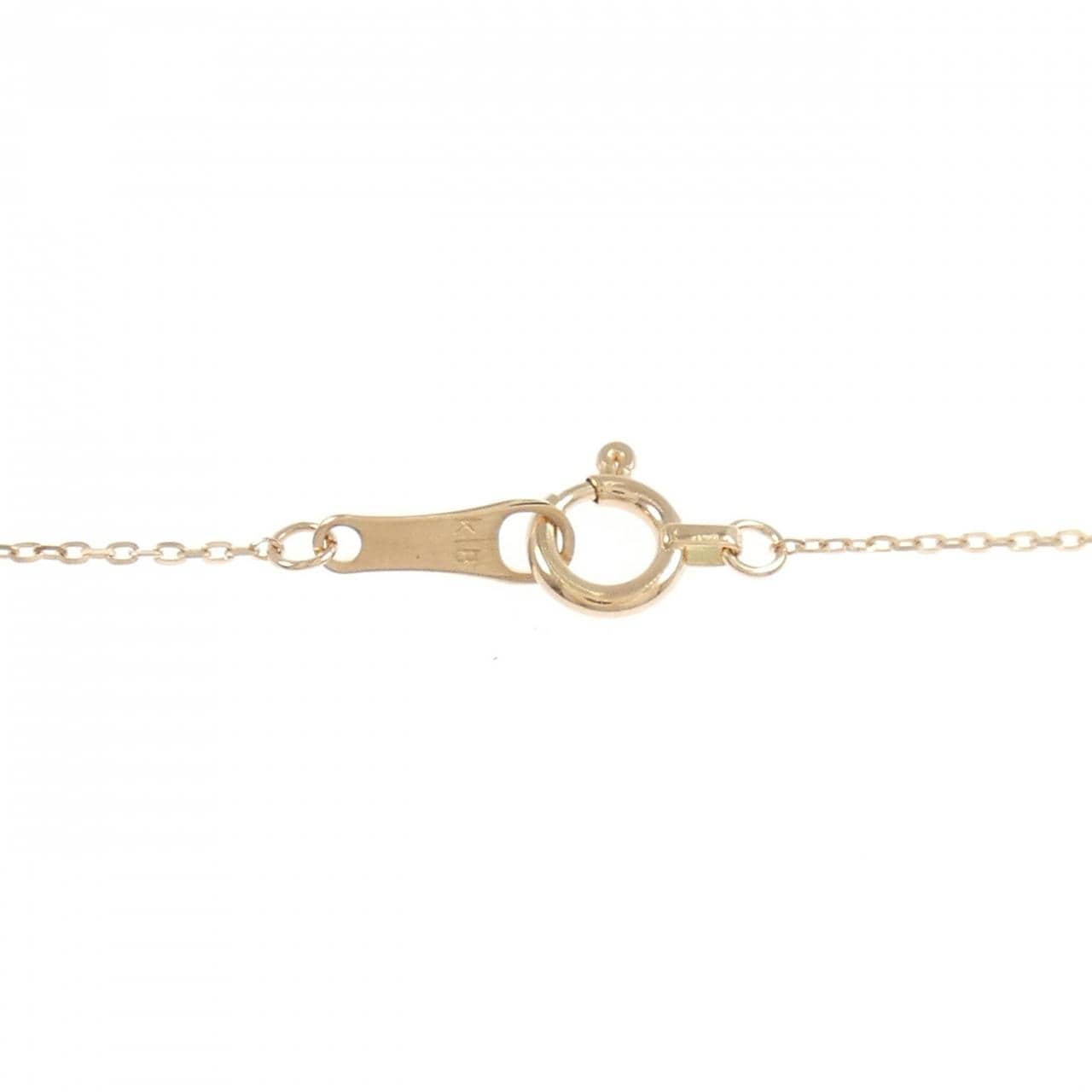 K18PG ハート ダイヤモンド ネックレス 0.30CT