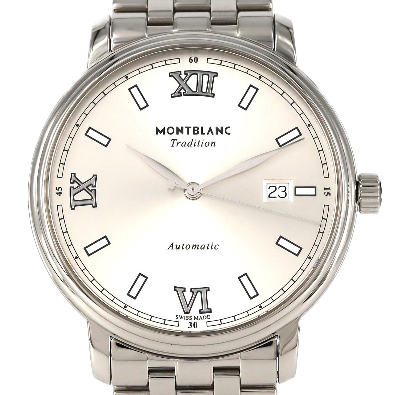 モンブラン トラディションオートマティックデイト 7334/MB127770 SS 自動巻