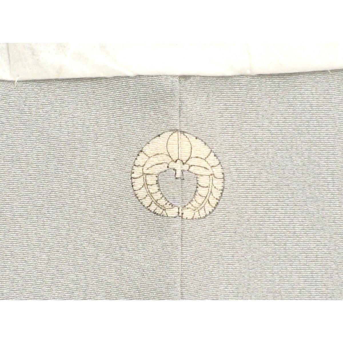 【未使用品】色留袖　友禅金彩加工　訪問着兼用　下り藤　身幅Ｌ寸