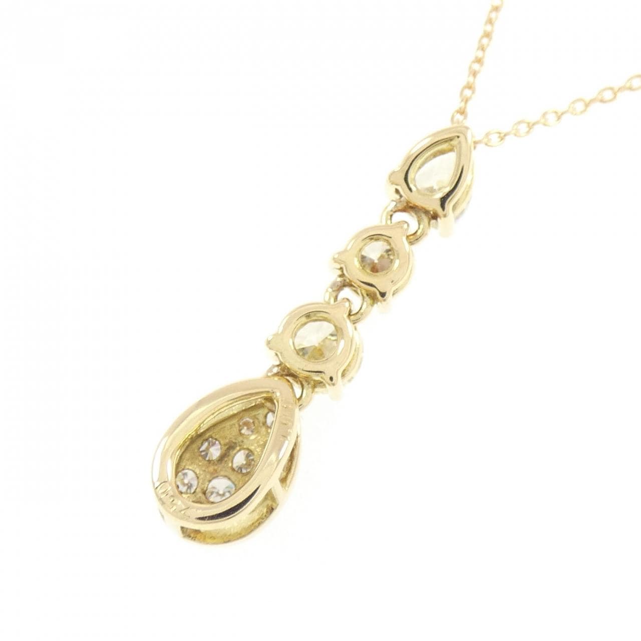 750YG/K18YG ダイヤモンド ネックレス 1.00CT