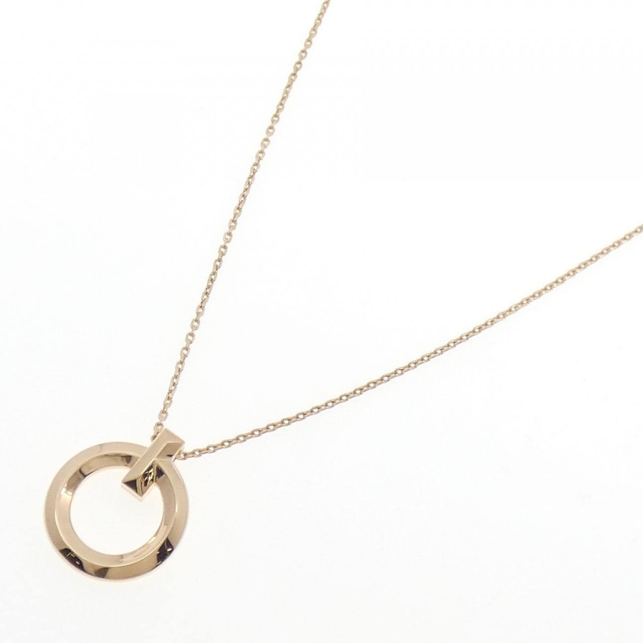 ティファニー Tワン サークル ネックレス