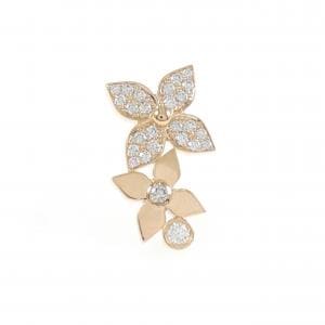 ルイヴィトン ブックル ドレイユ スターブロッサム ドゥーブル ピアス 片耳