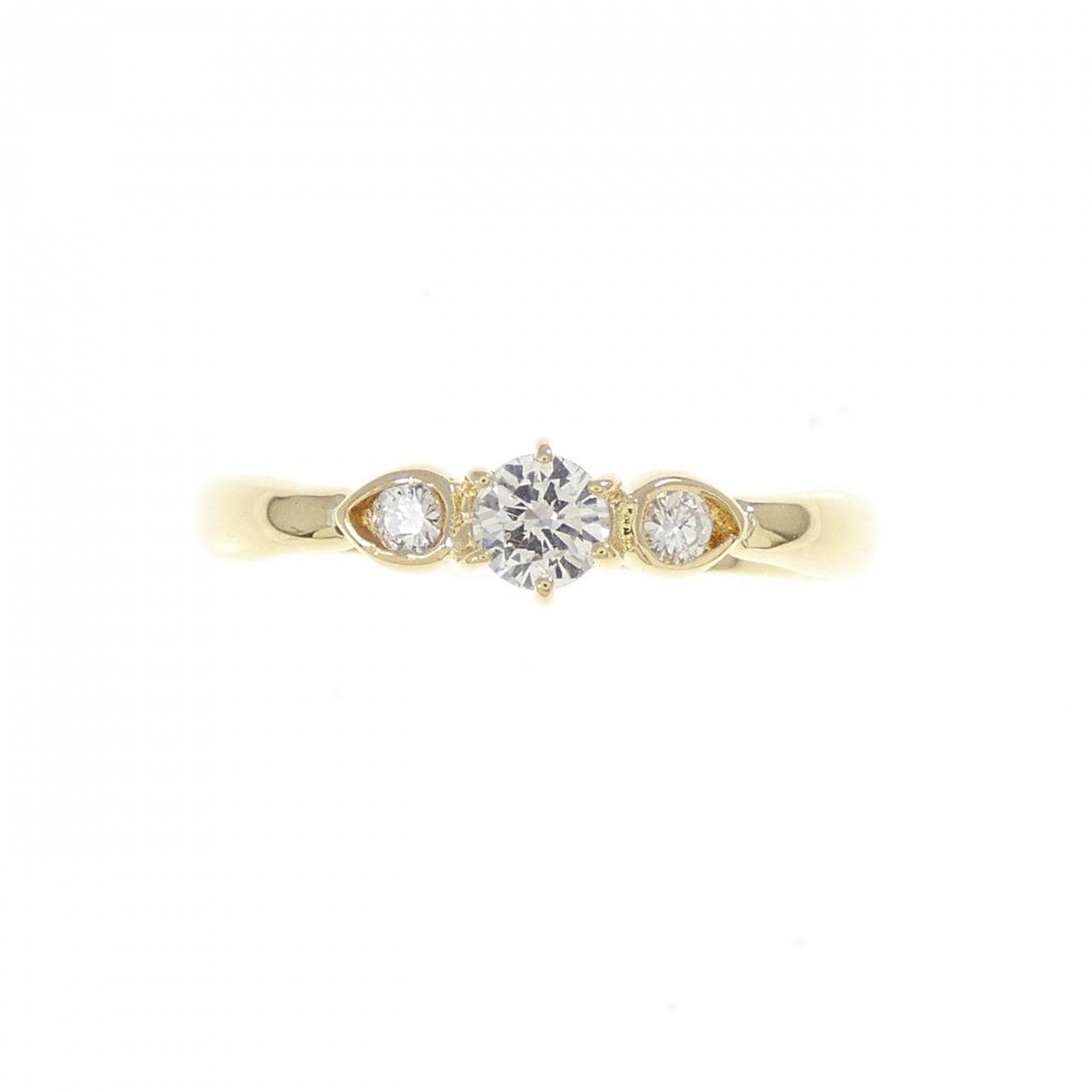 K18YG ダイヤモンド リング 0.20CT