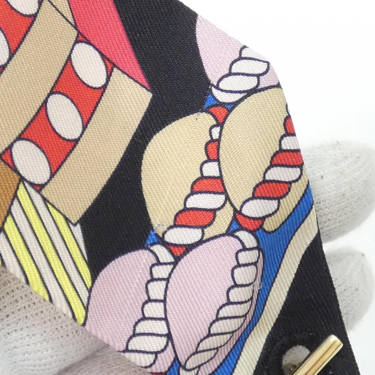 エルメス LA PATISSERIE FRANCAISE ツイリー チャーム 853336S スカーフ