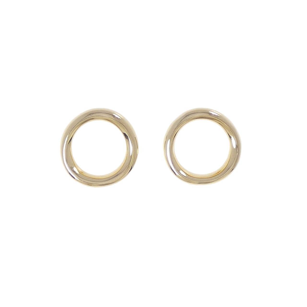 4゜C K18YG ピアス