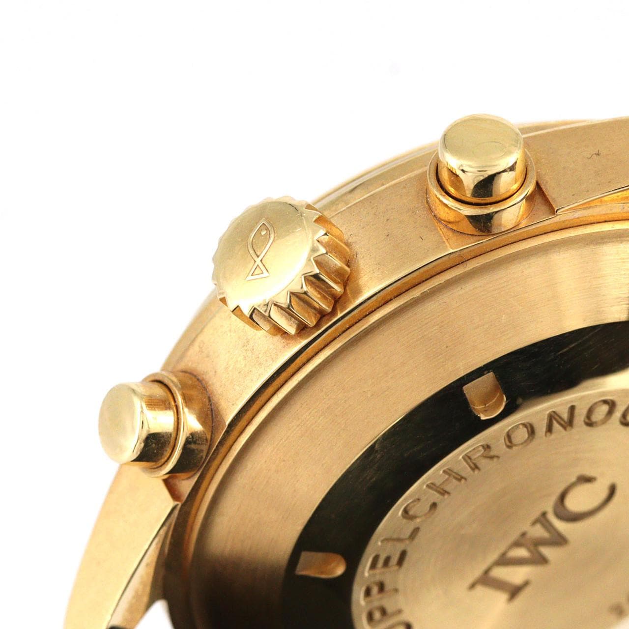 【ノーメンテナンス還元価格】IWC パイロットウォッチドッペルクロノグラフ YG IW371315 YG 自動巻