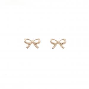 K10PG リボン ピアス