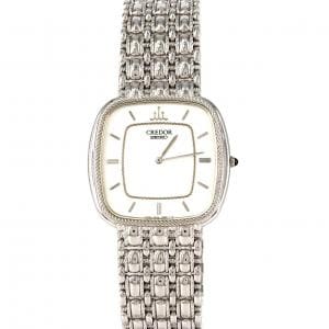 【ノーメンテナンス還元価格】セイコー クレドール WG 5A74-3880 WG クォーツ