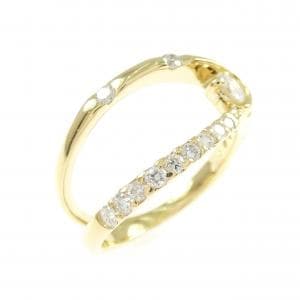 K18YG ダイヤモンド リング 0.11CT
